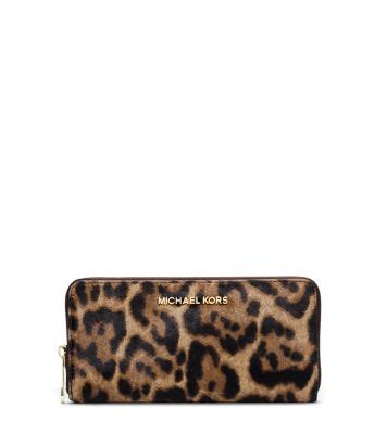 michael kors camo calf hair wallet|Jet Set Travel Large Camouflage Print Calf Hair.